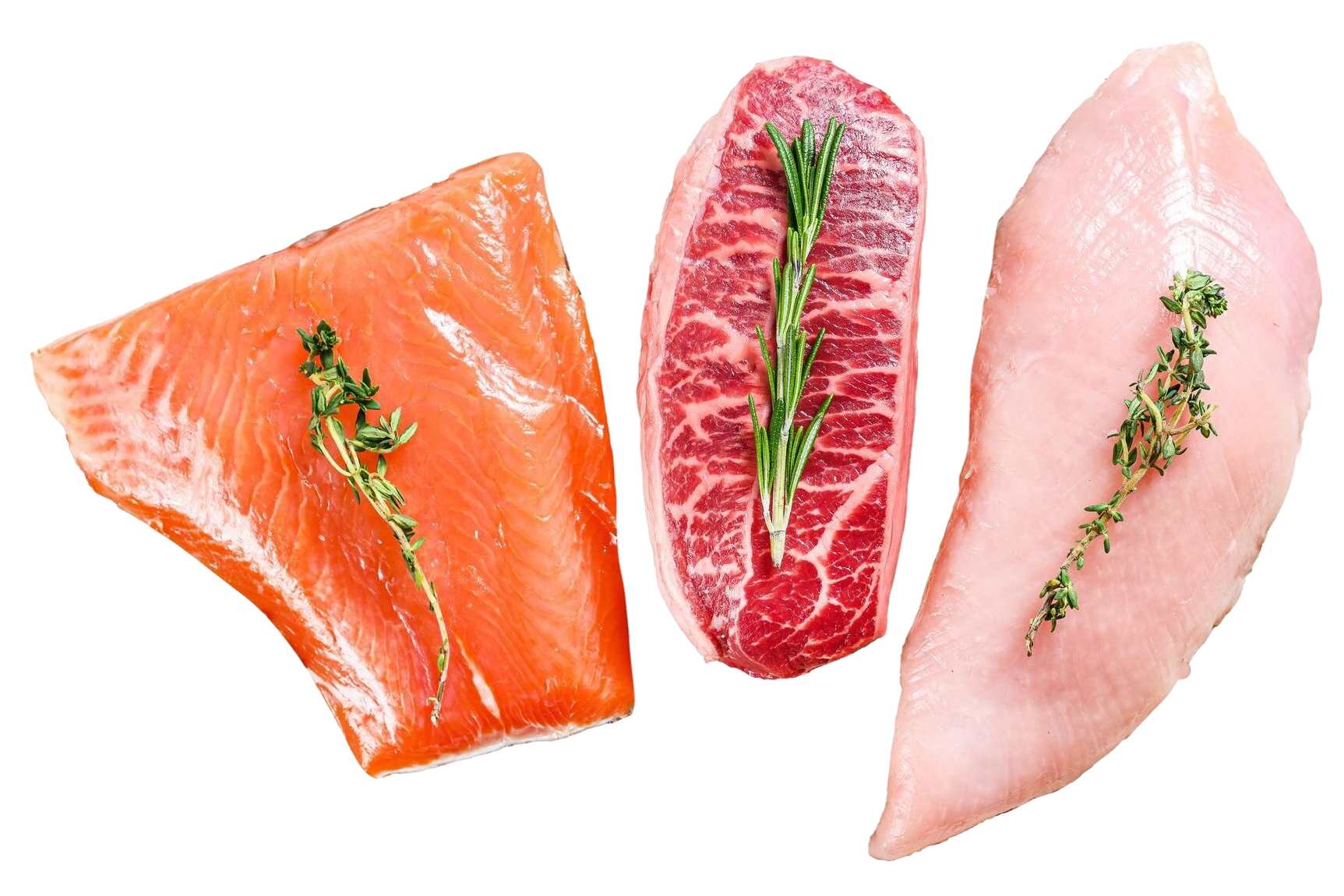 Морепродукты и мясная продукция